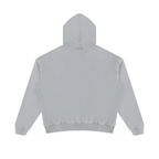Gray Mineral Wash Distressed Hoodie