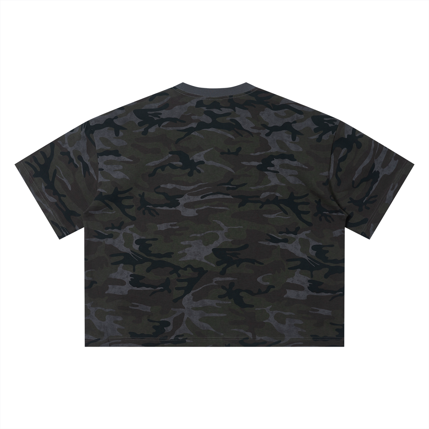 Gray Camo Boxy T-Shirt