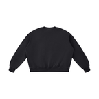 Black Boxy Vintage Washed Sweatshirt