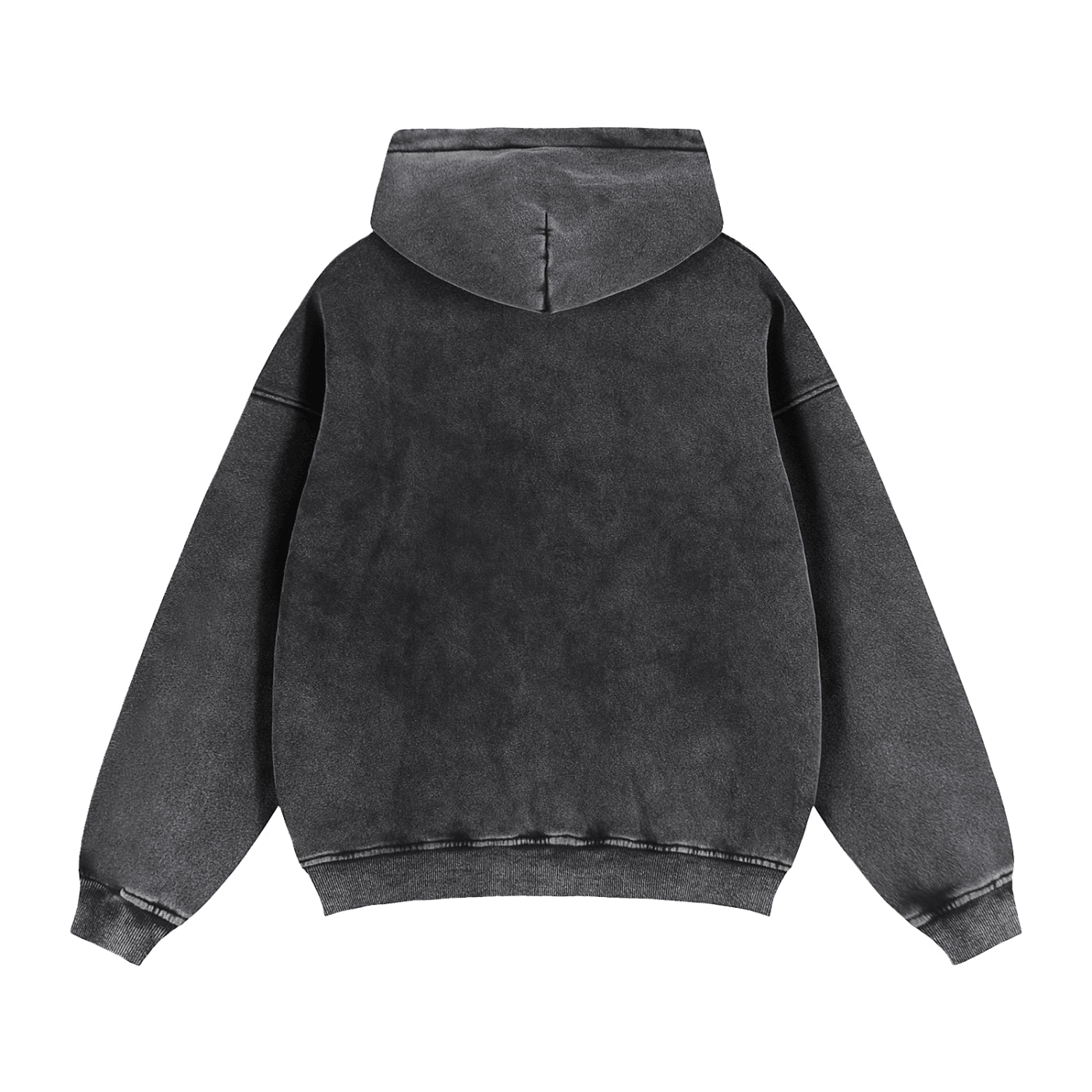 Double Zip Cropped Fleece Hoodie - Inside Thoughts