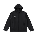 Essential Heavyweight High Neck Zip-Up Hoodie - Inside Thoughts
