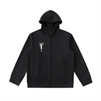 Essential Heavyweight High Neck Zip-Up Hoodie - Inside Thoughts