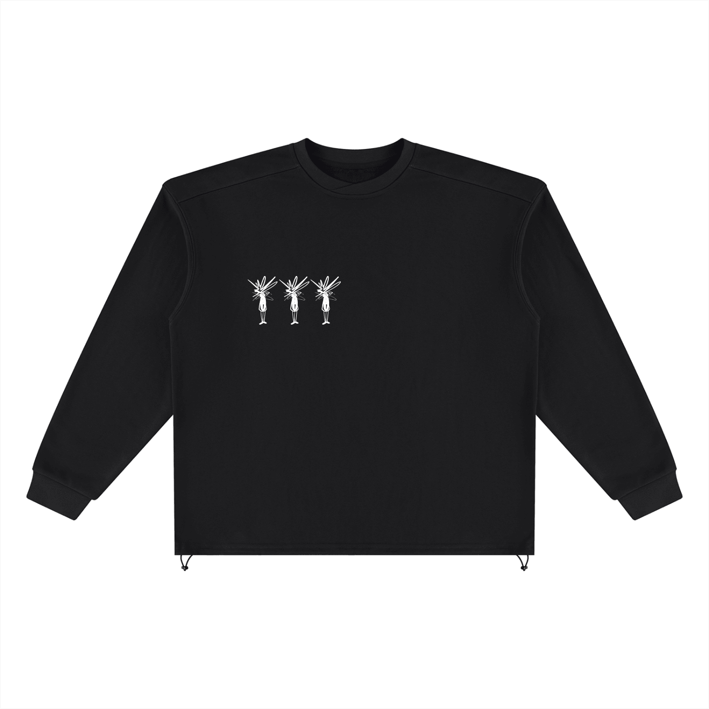 Heavyweight Oversized Boxy Sweatshirt - Inside Thoughts