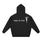 Out of Mind Oversized Boxy Fit Fleece Hoodie - Inside Thoughts