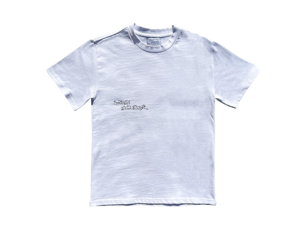 Out of Mind Tee White - Inside Thoughts