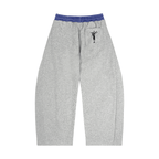Plaid Waistband Barrel Sweatpants - Inside Thoughts