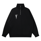 Quarter - Zip Drop Shoulder Sweatshirt - Inside Thoughts