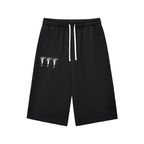 Relaxed Drawstring Three - quarter Sweatpants - Inside Thoughts