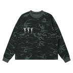 Waffle Camo Boxy Long Sleeve - Inside Thoughts