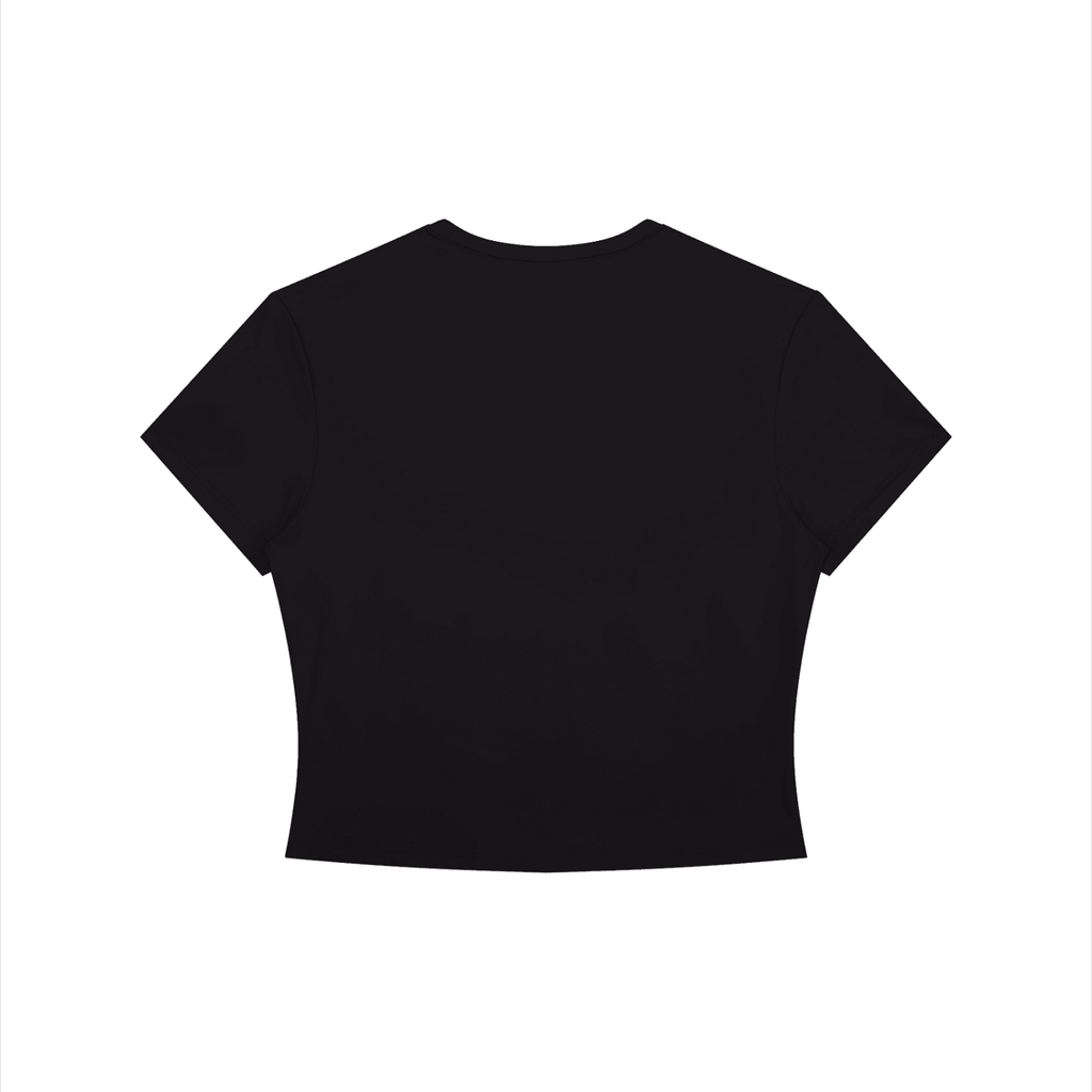 Women's Crewneck Crop T-Shirt - Inside Thoughts