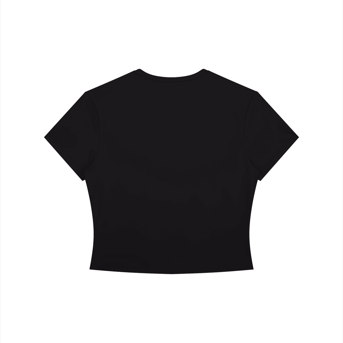 Women's Crewneck Crop T-Shirt - Inside Thoughts