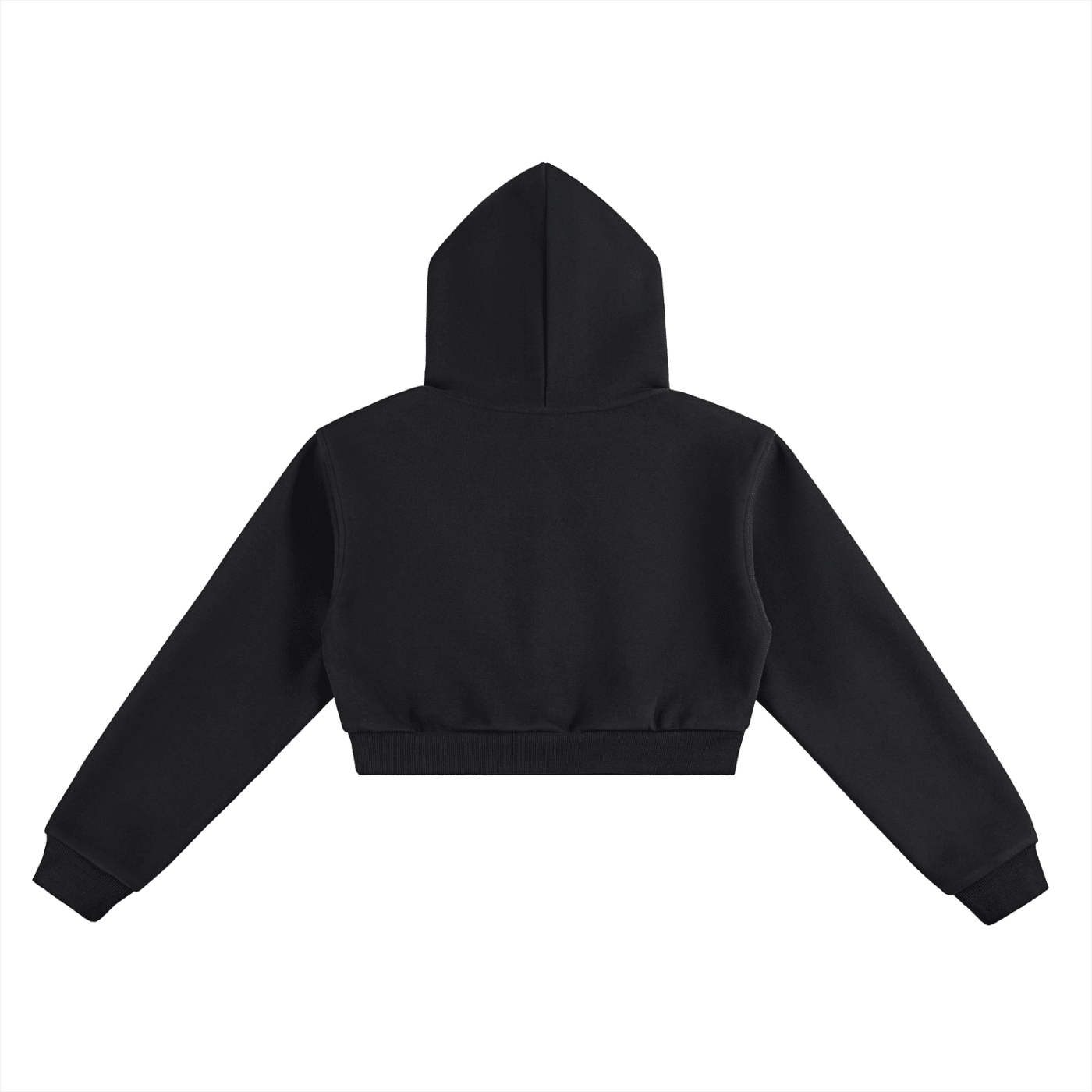 Womens Essential Cropped Hoodie - Inside Thoughts
