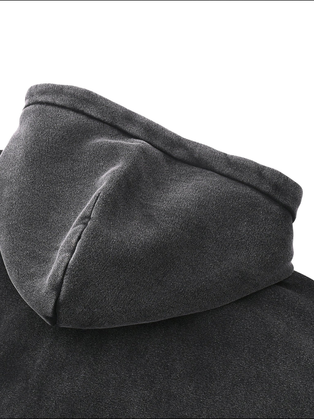 Zip - Through Boxy Fleece Hoodie - Inside Thoughts