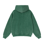 Zip-Through Boxy Fleece Hoodie - Inside Thoughts
