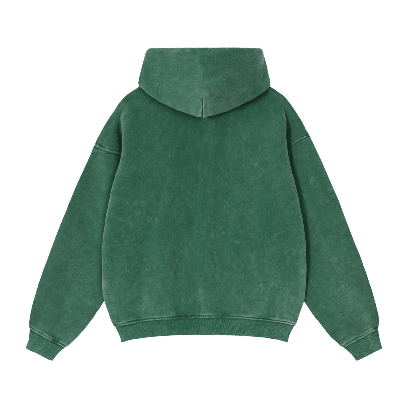 Zip-Through Boxy Fleece Hoodie - Inside Thoughts