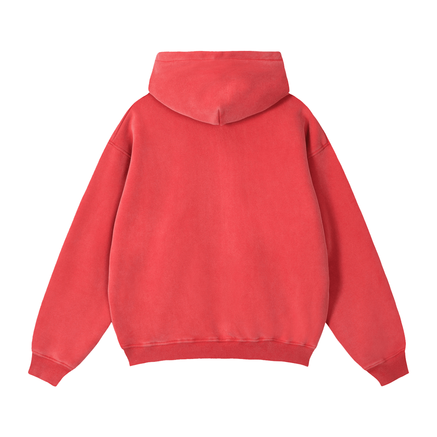 Zip-Through Boxy Fleece Hoodie - Inside Thoughts