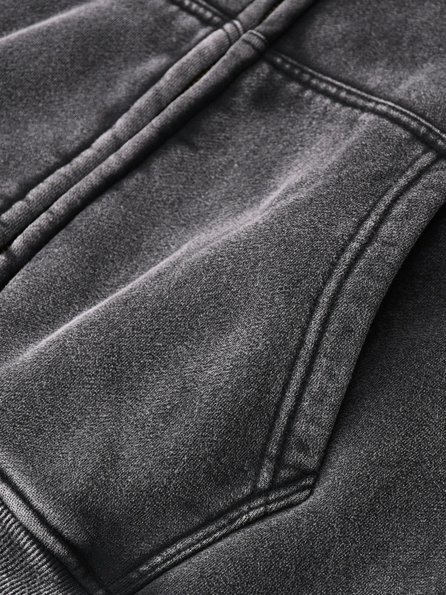 Zip - Through Boxy Fleece Hoodie - Inside Thoughts